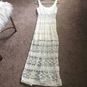White lace dress